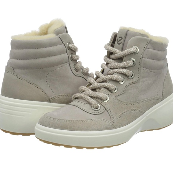 ECCO Women's Soft 7 Wedge Tred Winter Boot Ankle- Size: 8 US, Gray Rose - Picture 7 of 8